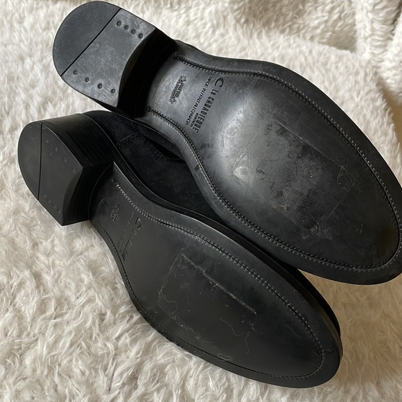 La Canadienne suede chelsea booties black basic minimalist - Picture 11 of 11